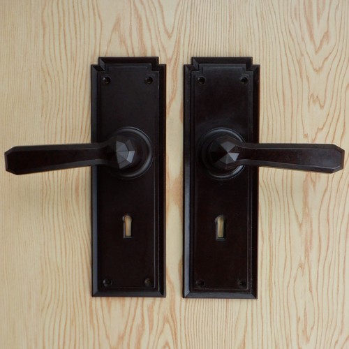 Bakelite door handles - bakelite, &