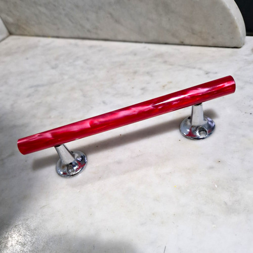 Art deco red marbled bar - deco,