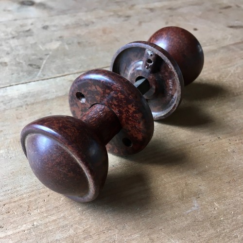 Bakelite door knobs pulls - bakelite,