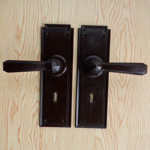 Vintage bakelite door handles - vintage,