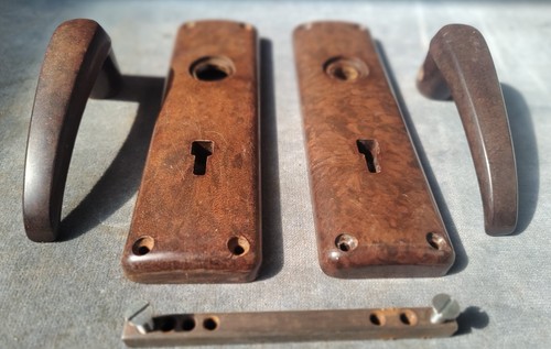 Pair reclaimed brown - pair, of