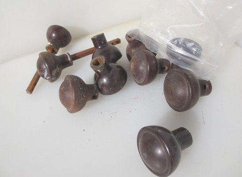 Vintage bakelite door knob - bakelite,