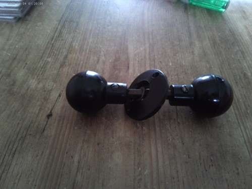 Pair bakelite door - of,