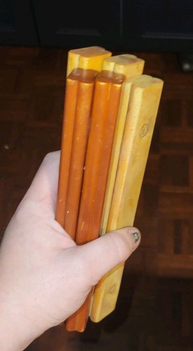 Art deco butterscotch toffee - art,