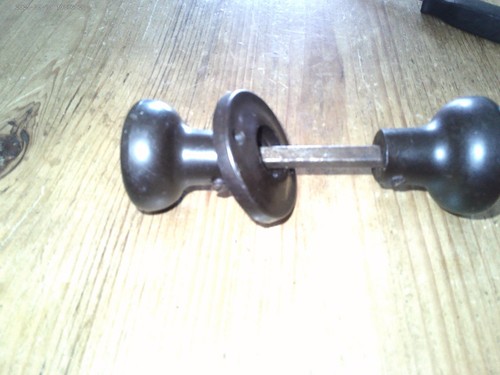 Pair bakelite door - of,