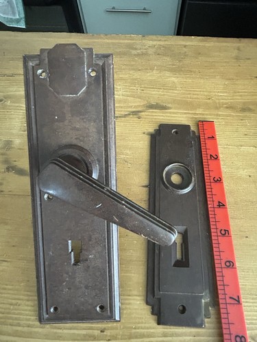 Vintage bakelite door handle - bakelite,