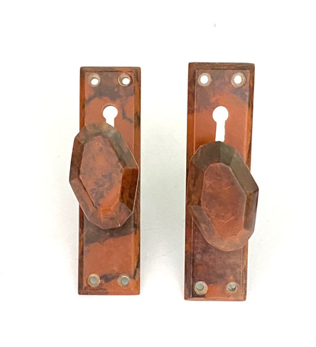 Pair vintage brown bakelite - vintage,