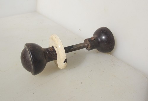 Vintage bakelite door knobs - vintage,